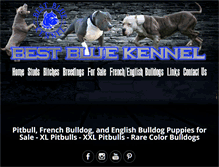 Tablet Screenshot of bestbluekennel.com